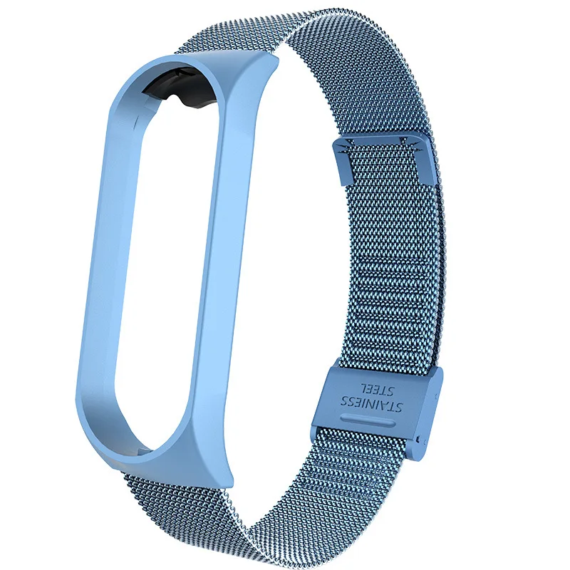 Strap For Xiaomi Mi Band 7 3 4 5 6 Wrist Metal Bracelet Screwless Stainless Steel MIband for Mi Band 7 6 4 3 5 Strap Wristbands