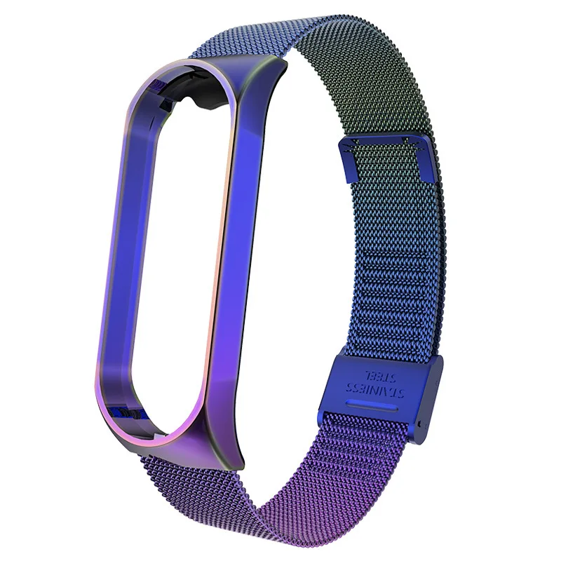 Strap For Xiaomi Mi Band 7 3 4 5 6 Wrist Metal Bracelet Screwless Stainless Steel MIband for Mi Band 7 6 4 3 5 Strap Wristbands