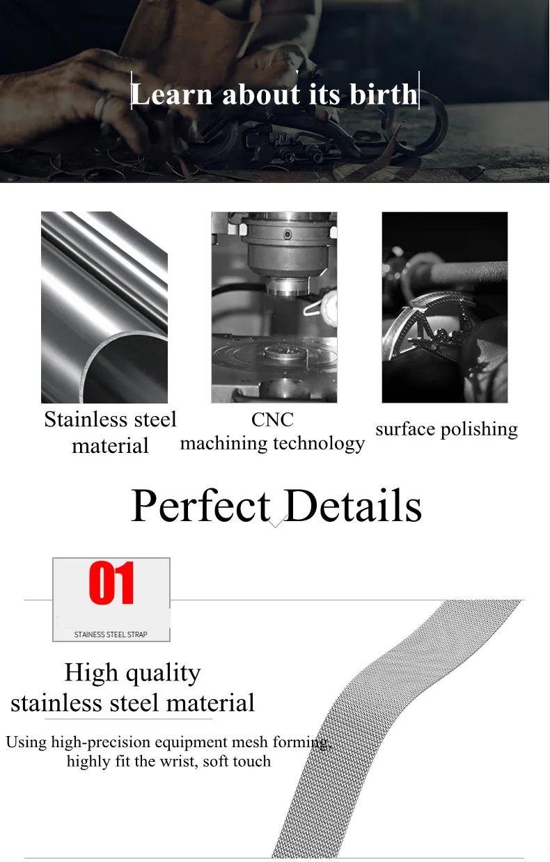 Strap For Xiaomi Mi Band 7 3 4 5 6 Wrist Metal Bracelet Screwless Stainless Steel MIband for Mi Band 7 6 4 3 5 Strap Wristbands