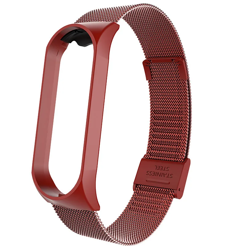 Strap For Xiaomi Mi Band 7 3 4 5 6 Wrist Metal Bracelet Screwless Stainless Steel MIband for Mi Band 7 6 4 3 5 Strap Wristbands
