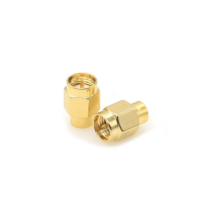 2-20PCS 2W 6GHz 50 ohm SMA Male RF Coaxial Termination Dummy Load Gold Plated Cap Connectors Accessories