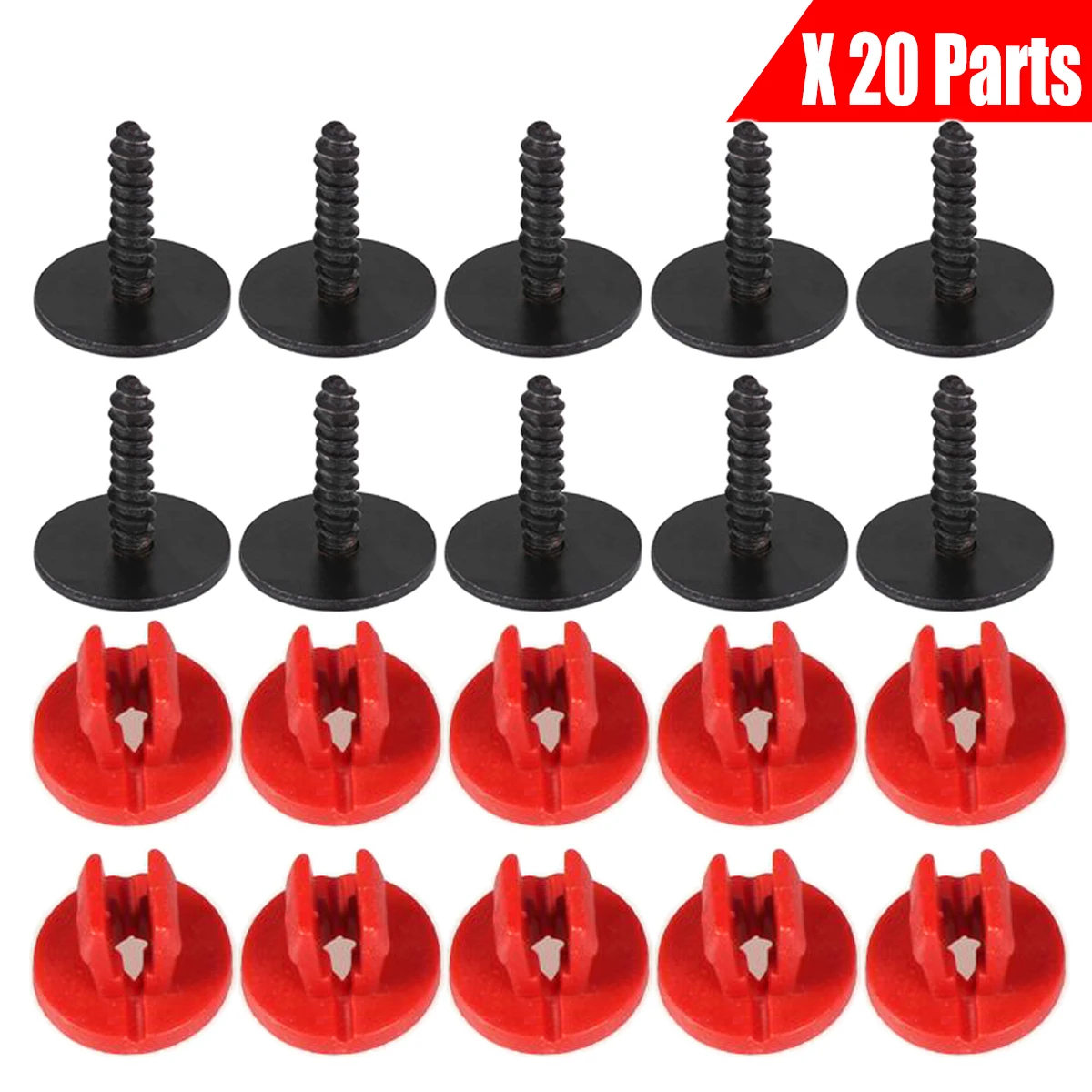 20pcs Engine Undertray Cover Clips Screws Bottom Cover Shield Guard for Ford Focus MK2 MK3 Mondeo MK3 MK4 C-Max S-Max Galaxy