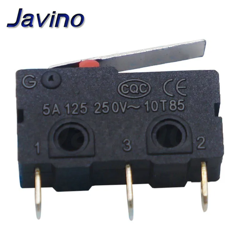 10-100PCS Tact Switch on off KW11-3Z 5A 250V Microswitch 3PIN Buckle New Straight Handle Switch The Micro Switch Contact Button