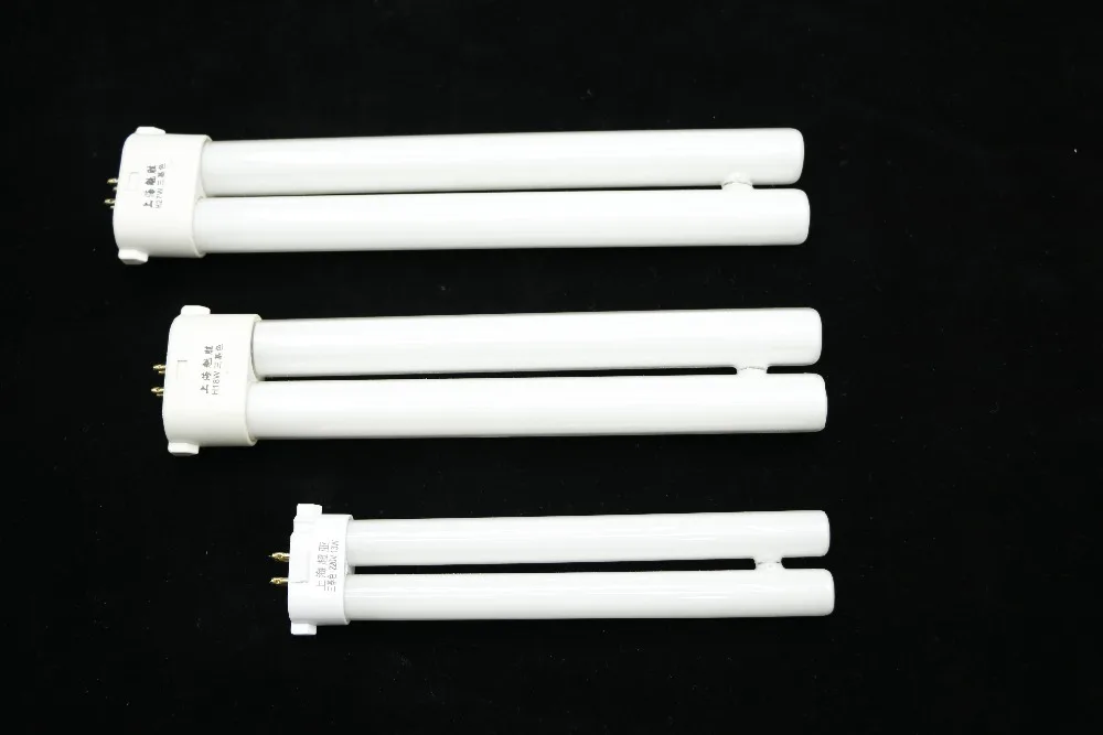 220V Party Four Needles Desk Lamp Tubes 13W 18W 27W Square Four-pin Desk Lamp Bulb Eye-protection Fluorescent Light Tube