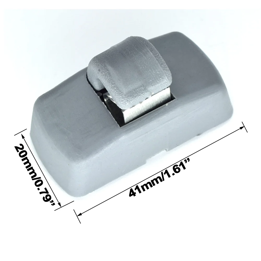 For Seat Altea XL Arosa Ibiza 6L ST Leon 1M 1P Toledo 5P Alhambra Cordoba Vario Grey Front Sun Visor sunvisor Hook Clips Bracket