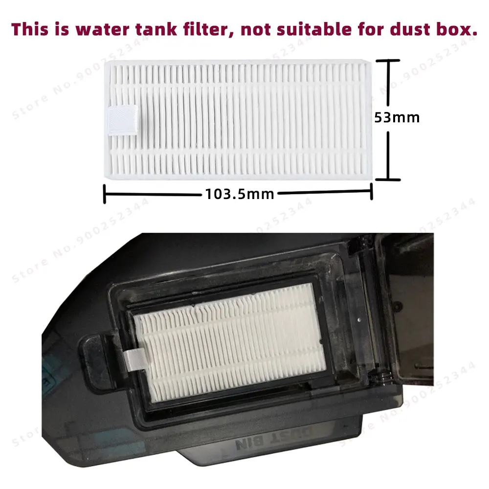 Compatible For Cecotec Conga 4090 4490 4690 5090 5490 6090 Spare Parts Accessories Roller Main Side Brush Hepa Filter Mop Rag