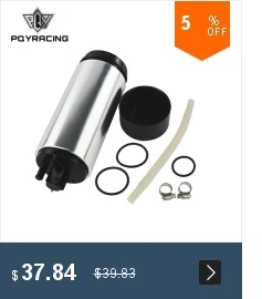 PQY - TOP QUALITY External Fuel Pump 044 OEM:0580 254 044 Poulor 300lph Come With PQY Pack PQY-FPB044