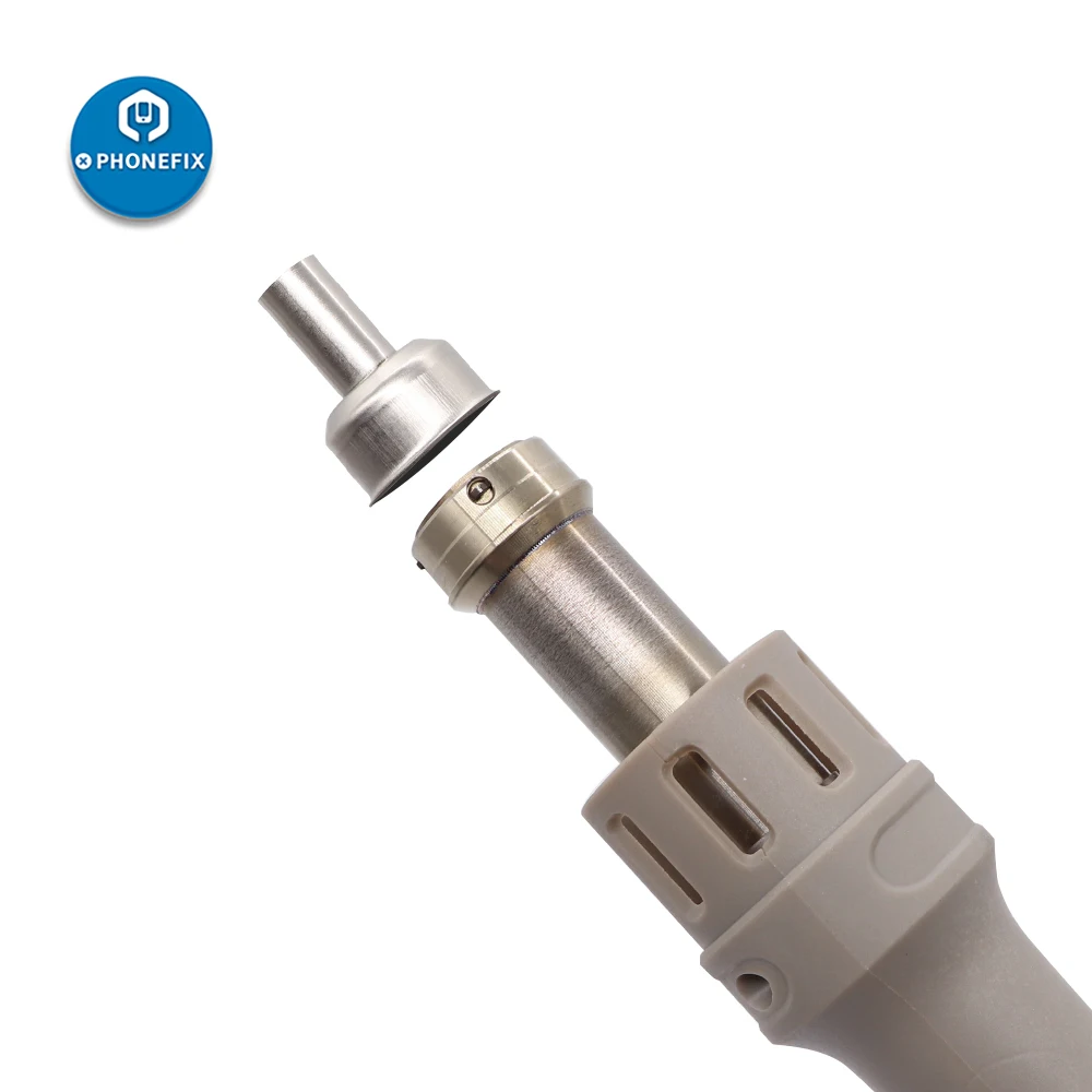 ATTEN ST-862D Universal Nozzle 45 Degree Bent Curved /Straight/Spiral Nozzle Sleeves Soldering Station Hot Air Gun Welding Tool