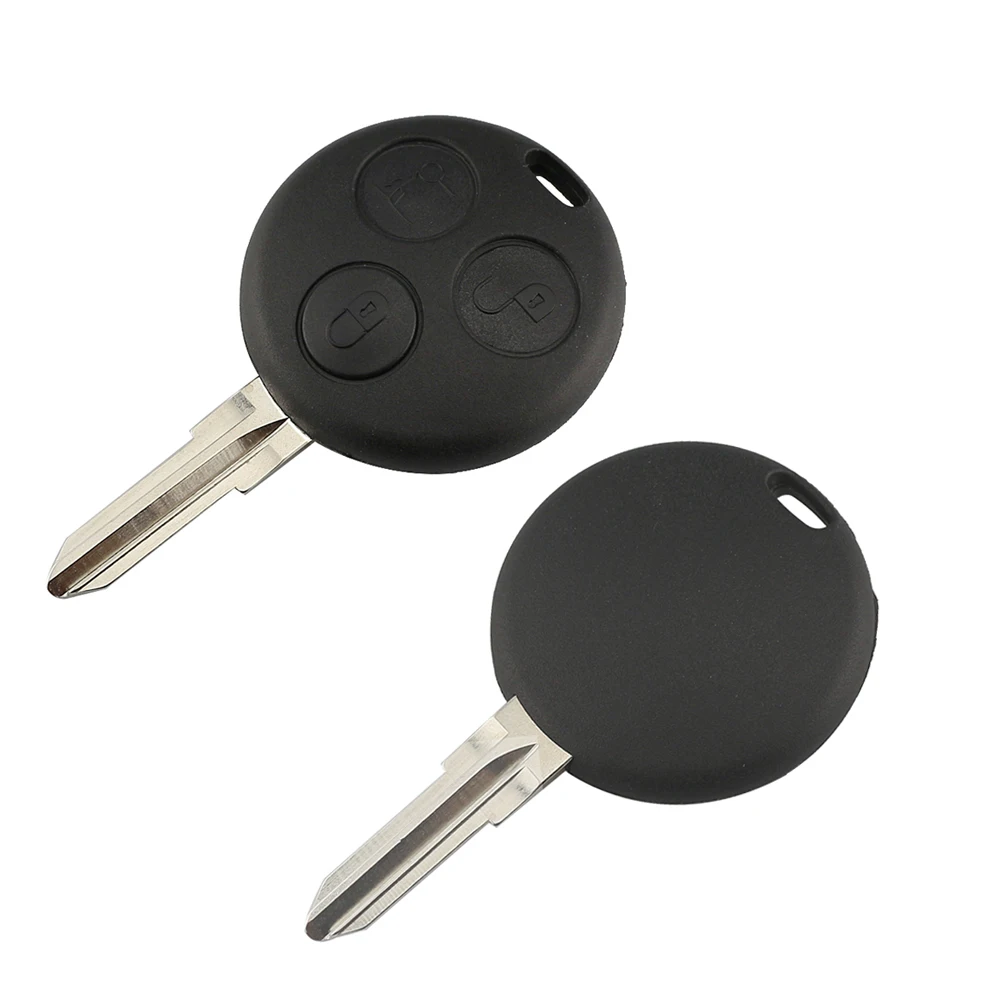 YIQIXIN 3 Button Remote Car Key Shell Cover Case For Benz Mercedes Smart Fortwo 450 Forfour 451 Roadster City Coupe Cabrio Blade