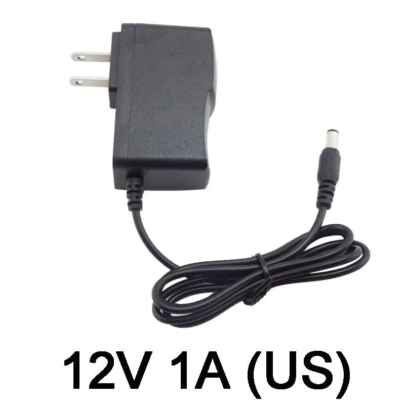 AC DC 12V 1A 2A 3A 2000mA 3000mA Adapter Power Supply EU UK AU US Plug 5.5*2.5mm Wall Charger for DC Male Female LED Strip Light