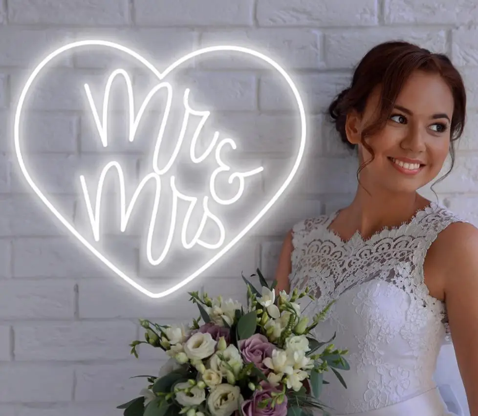 Custom Neon Sign Customize Wedding Bar Home Salon Led Neon Light Sign (Pls Don't Pay Order Before Contact Seller To Get Price)