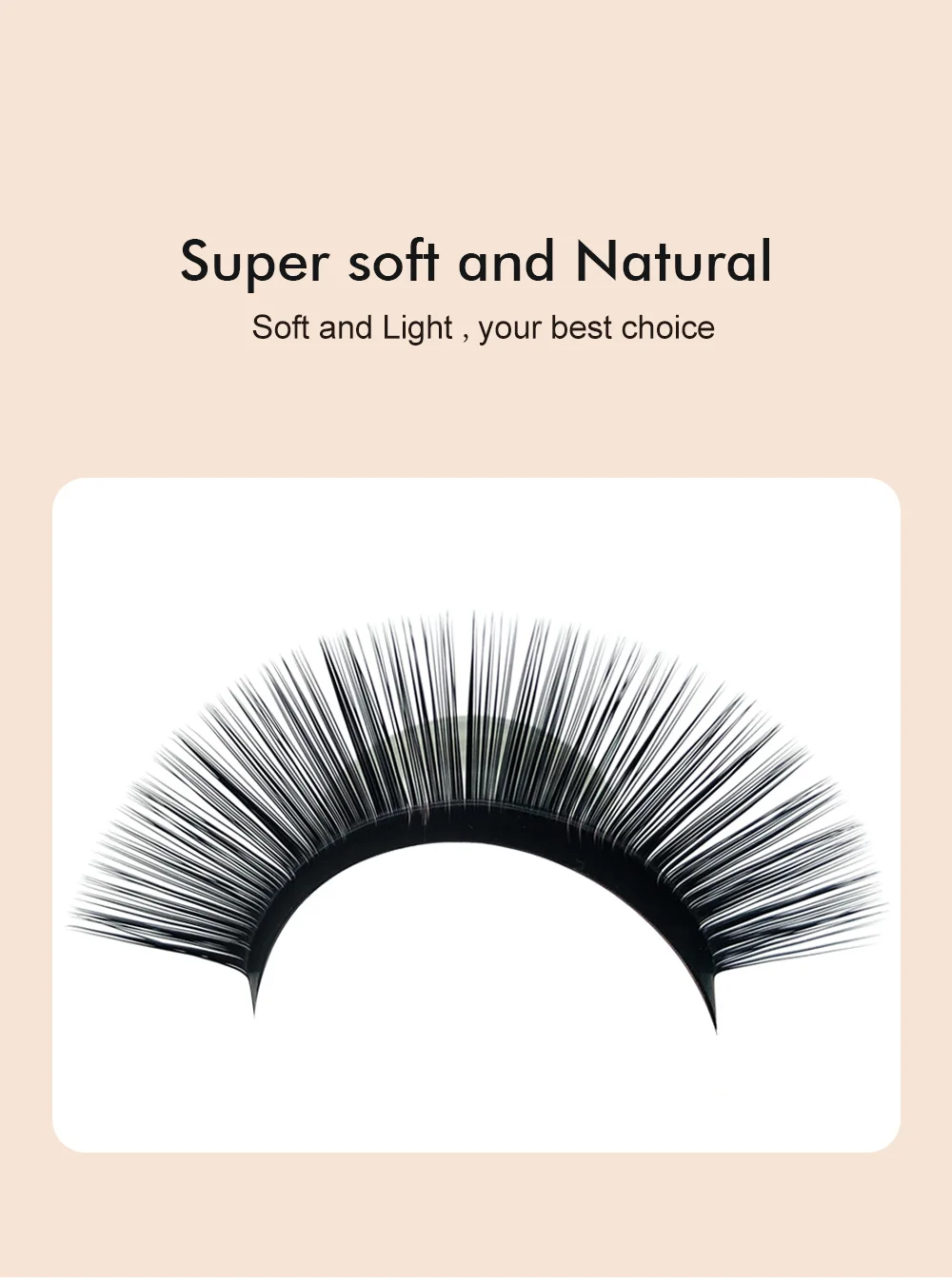 L / L+ / LC / LD / LU Curl False Eyelash Extensions Matte Black 8-15mm Mixed PBT Mink Eyelashes L M Shaped Lashes for Makeup