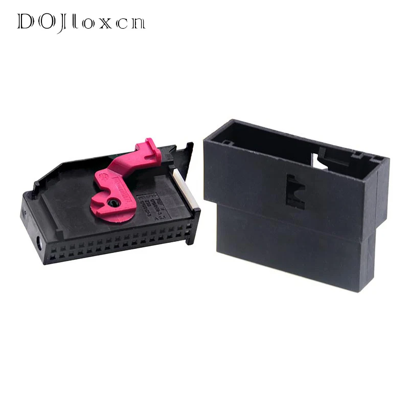 1 Set 32 Pin 1J0972977C Automotive ECU Wiring Plug For Audi VW Seat Skoda Instrument Dashboard Connectors 1719057-1 1719058-1