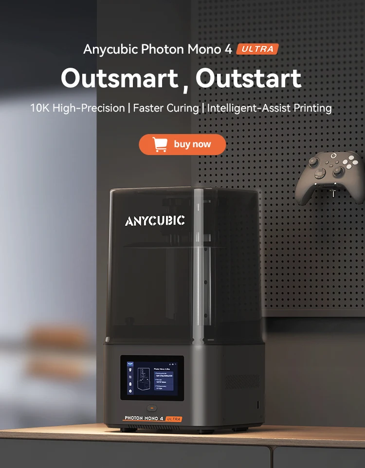 ANYCUBIC Wash & Cure 3 For Photon Mono 4 LCD SLA 3D Printer Models UV Rotary Curing Resin Cleaning Machine 2 in 1