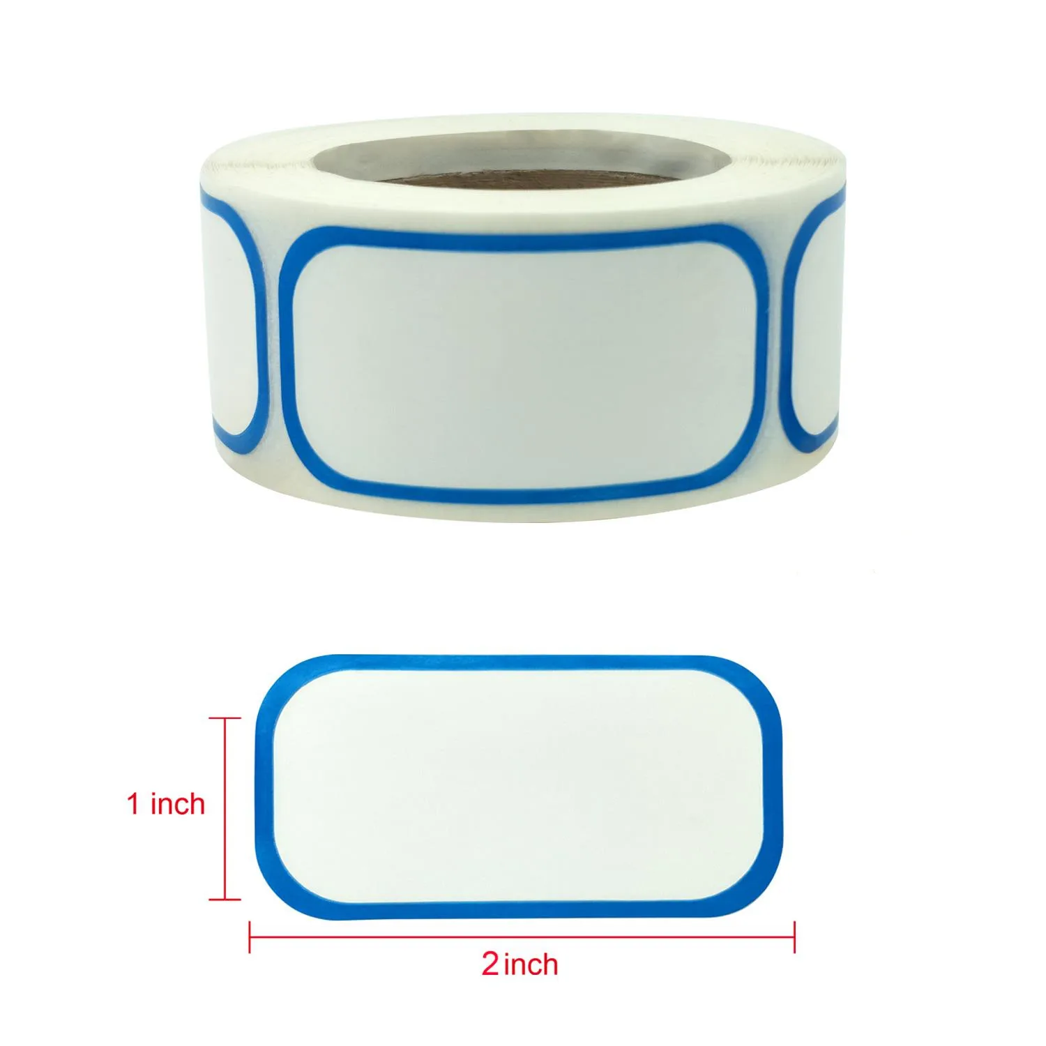 1 Roll Self-Adhesive Removable Freezer Refrigerator Food Storage Paper Sticker Labels White Date Stickers For Home Storage Tags