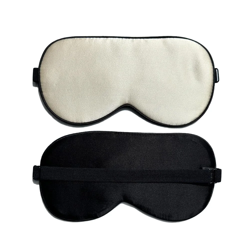100% Real Mulberry Silk Sleep Mask Eye Covers for Sleeping Blindfold with Adjustable Strap Comfortable Super-Smooth