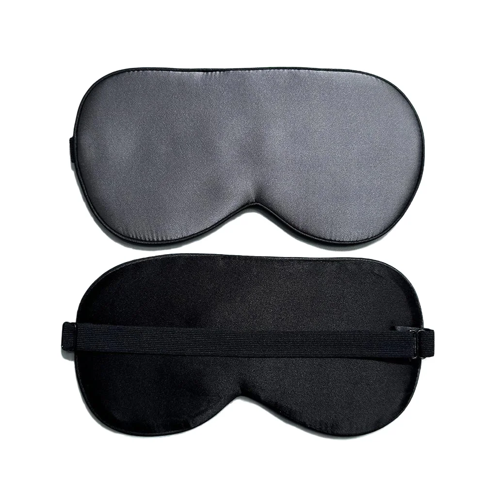 100% Real Mulberry Silk Sleep Mask Eye Covers for Sleeping Blindfold with Adjustable Strap Comfortable Super-Smooth