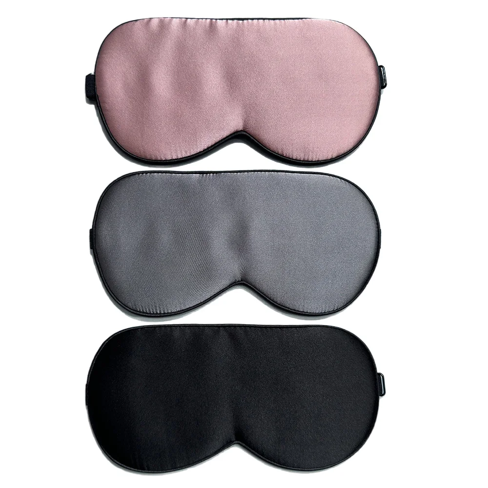 100% Real Mulberry Silk Sleep Mask Eye Covers for Sleeping Blindfold with Adjustable Strap Comfortable Super-Smooth
