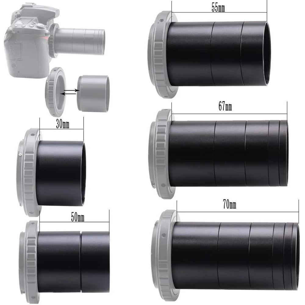 T2 (M42x0.75) Extension Tube M42 to M42 Length 3mm 5mm 7mm 10mm 12mm 15mm 20mm 30mm