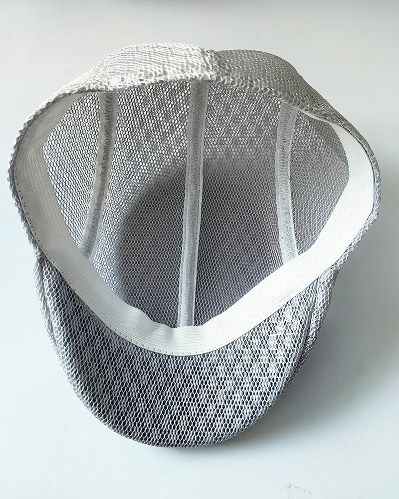 2026 New Summer Casual Beret Hat Unisex Mesh Flat Caps Newsboy Style Adjustable Fashion Breathable Summer Hat for Women Men Caps