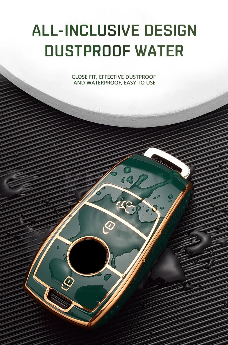 Fashion TPU Car Remote Key Case Cover Shell For Mercedes Benz A C E S G Class GLC CLE CLA GLB GLS W177 W205 W213 W222 X167 AMG