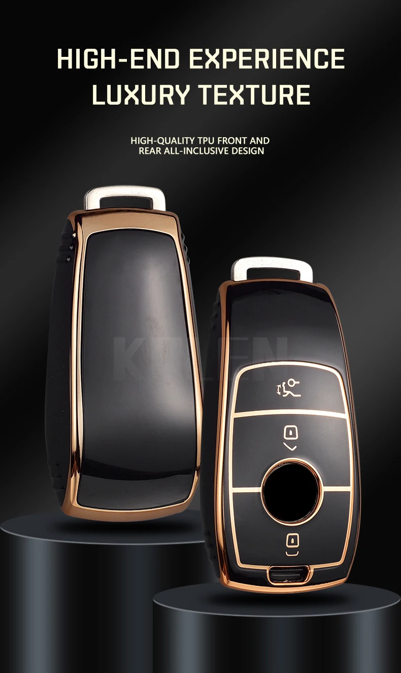 Fashion TPU Car Remote Key Case Cover Shell For Mercedes Benz A C E S G Class GLC CLE CLA GLB GLS W177 W205 W213 W222 X167 AMG