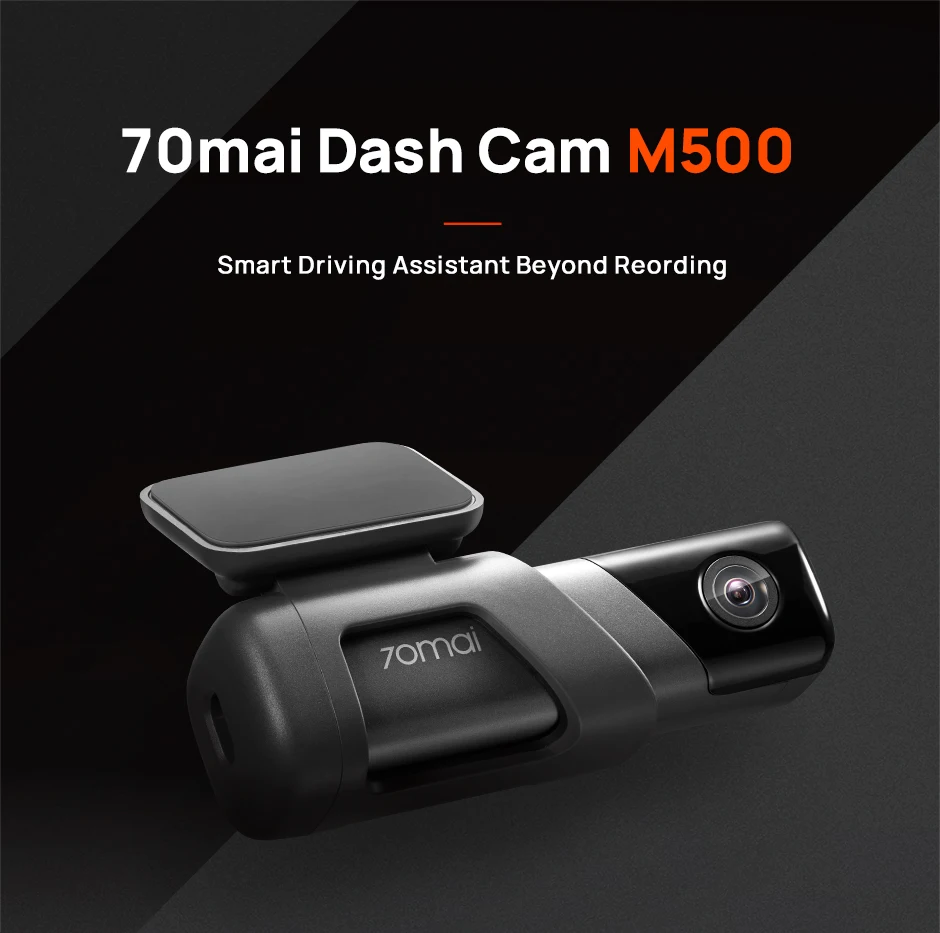 70mai Dash Cam M500 1944P 170FOV 70mai M500 Car DVR Dash Camera Recorder GPS ADAS 24H Parking Monitor EMMC Built-in Storage