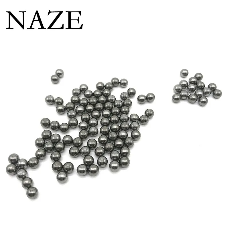 100Pcs 1-6mm GCR15 100Cr6 Solid Ball High Precision 1 2 3 4 5 6mm Bearing Ball Suitable for Linear Guide Ball Screw Ball Bearing