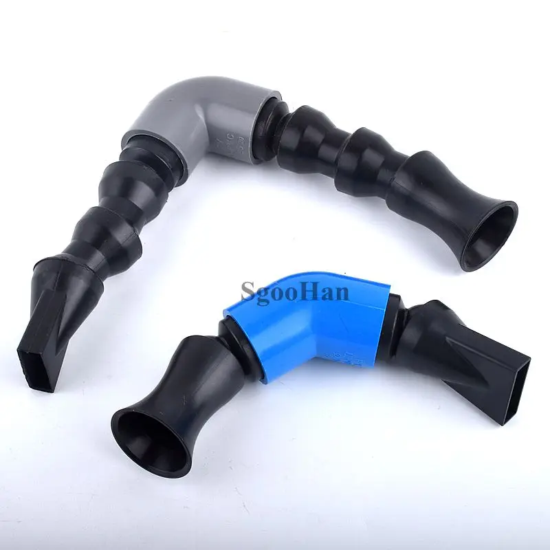 360degree Adjustable Nozzle Water Outlet Pipe Water Flow Nozzle Duckbill Duck Horn Trumpet Mouth Style for Aquarium Filter Pump