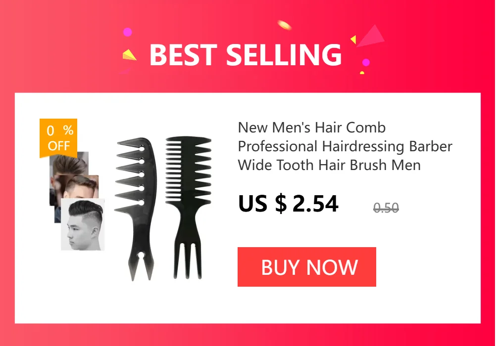 Men Flat Top Guide Comb Haircut Clipper Comb Barber Shop Hairstyle Tool Hair Cutting Tool Salon Hairdresser Supplies Barber