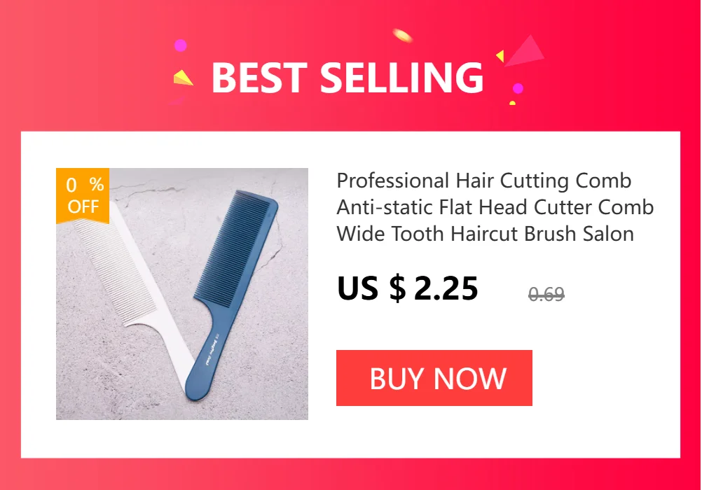 Men Flat Top Guide Comb Haircut Clipper Comb Barber Shop Hairstyle Tool Hair Cutting Tool Salon Hairdresser Supplies Barber