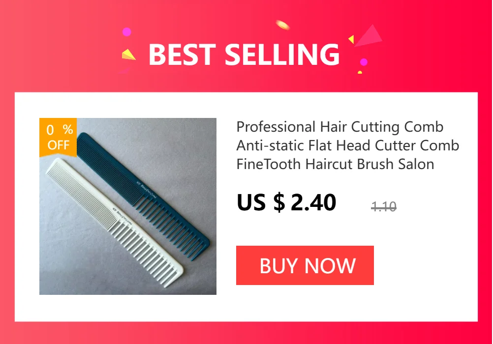 Men Flat Top Guide Comb Haircut Clipper Comb Barber Shop Hairstyle Tool Hair Cutting Tool Salon Hairdresser Supplies Barber
