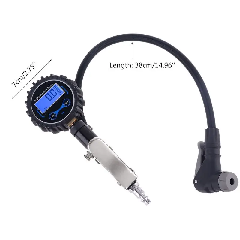Digital Tire Inflator with Pressure Gauge Heavy Duty Auto Air Inflating Gun 0-200 PSI Drop Ship
