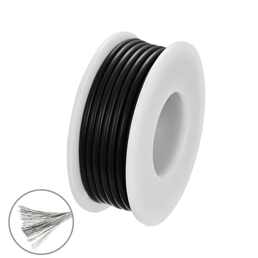 DIY high quality flexible silicone wire and cable 5 colors in a box mixed wire tinned pure copper wire