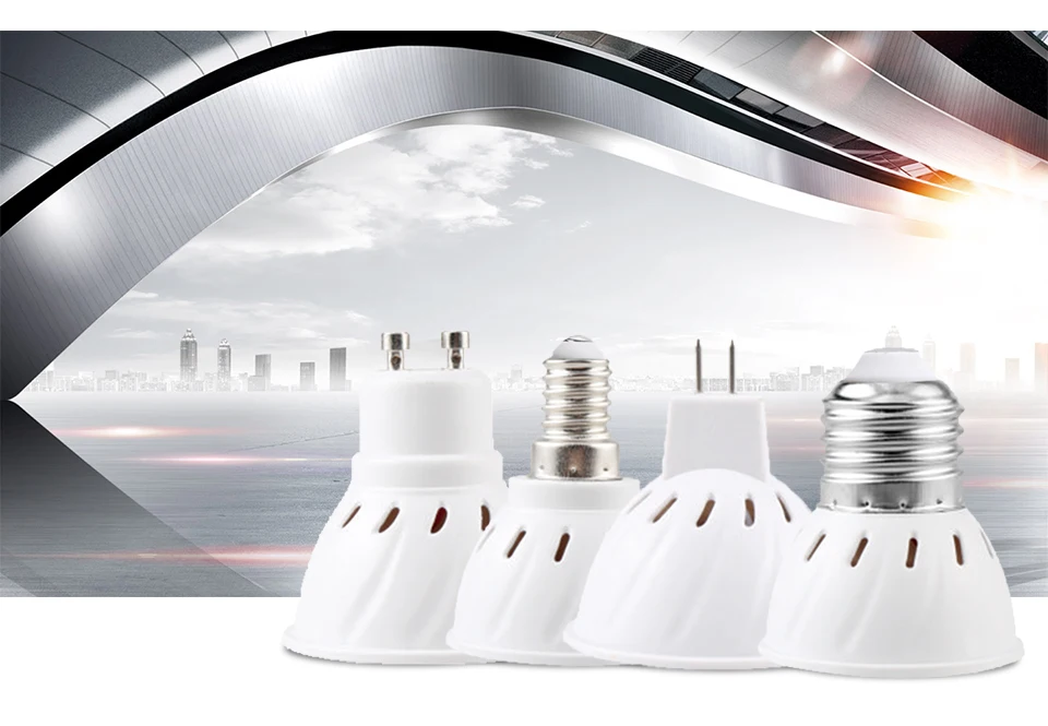 LED Bulb E27 E14 MR16 GU10 3W 4W 5W Spotlight 110V 220V 48 60 80 LED 2835 SMD Lampara for Home Lighting