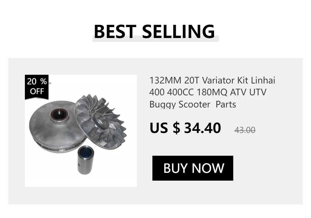 20x12 11G ~17G Variator Roller Polydon Weight Slider 250 300 400 YP250 Majesty APRILIA MBK Linhai J300 Scooter ATV Buggy