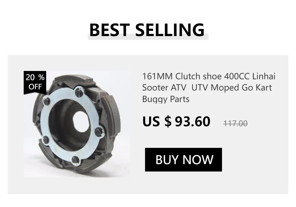 20x12 11G ~17G Variator Roller Polydon Weight Slider 250 300 400 YP250 Majesty APRILIA MBK Linhai J300 Scooter ATV Buggy