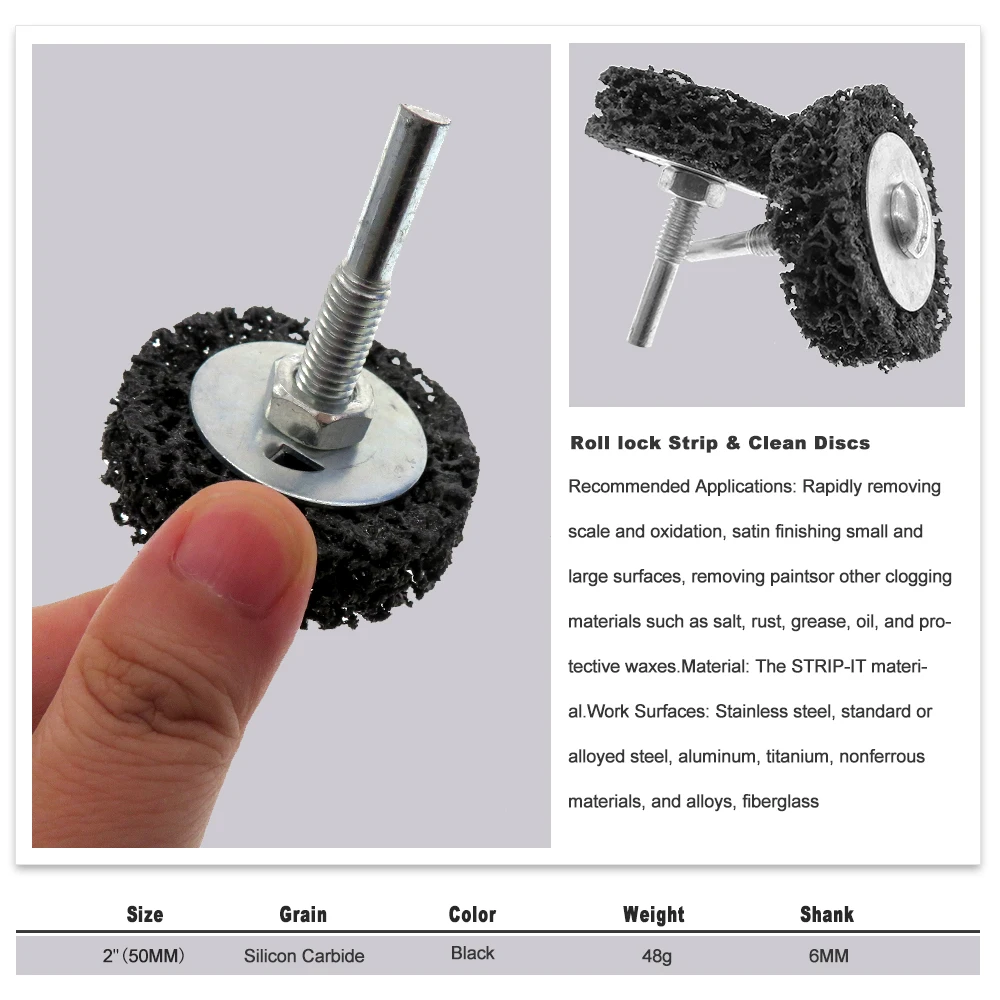 1Pcs 50-125mm Coral Grinding Disc for Angle Grinder Heavy-Duty Rust Paint Stripper Efficient Cleaning Tool for Metal Wood