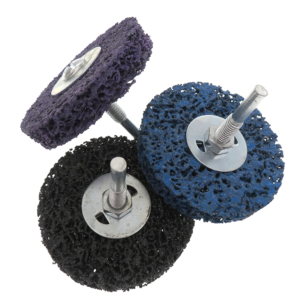 1Pcs 50-125mm Coral Grinding Disc for Angle Grinder Heavy-Duty Rust Paint Stripper Efficient Cleaning Tool for Metal Wood