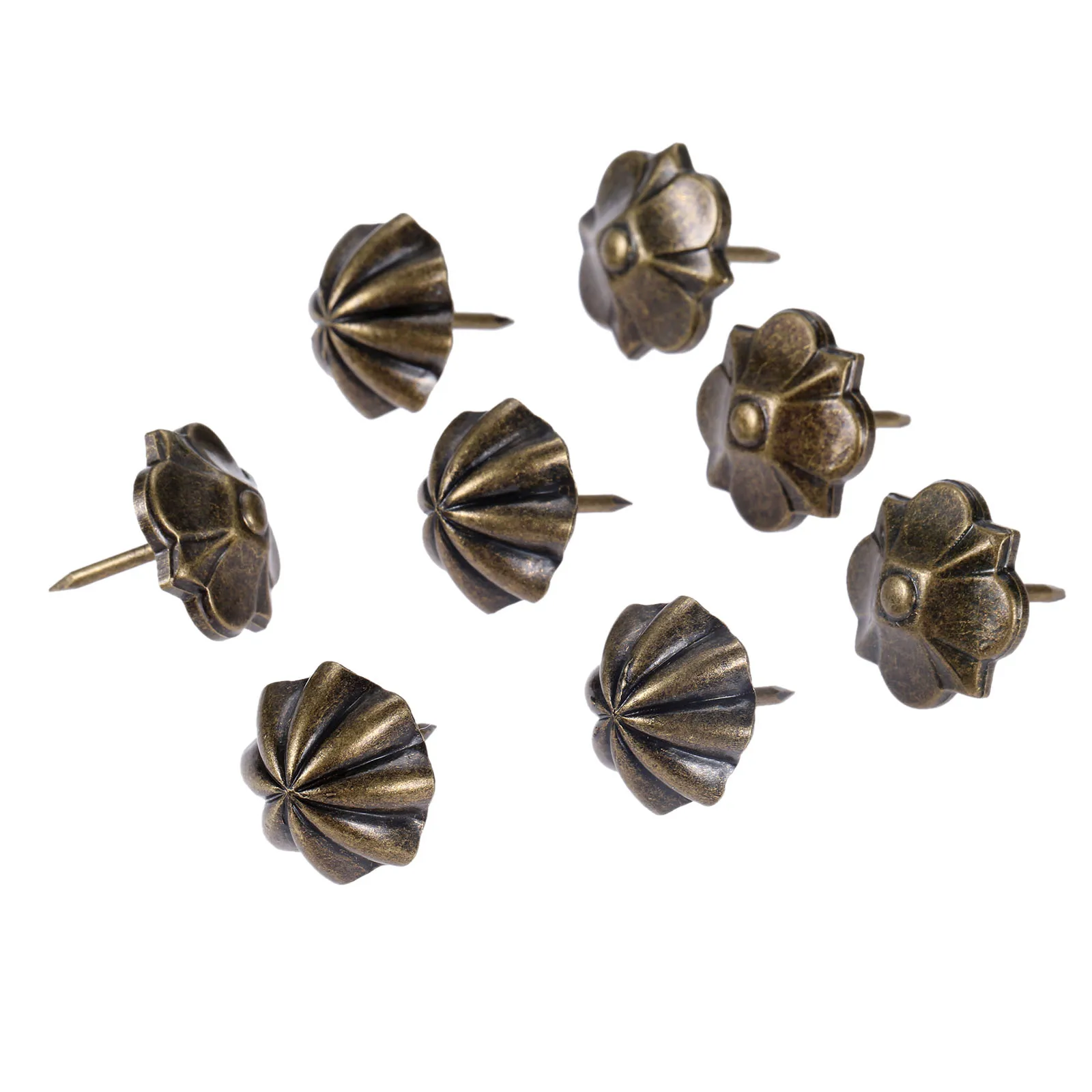 10Pcs 20*22mm Umbrella/Four-leaf Clover Upholstery Nails Jewelry Wood Box Sofa Furniture Decorative Tacks Studs Pushpin Doornail