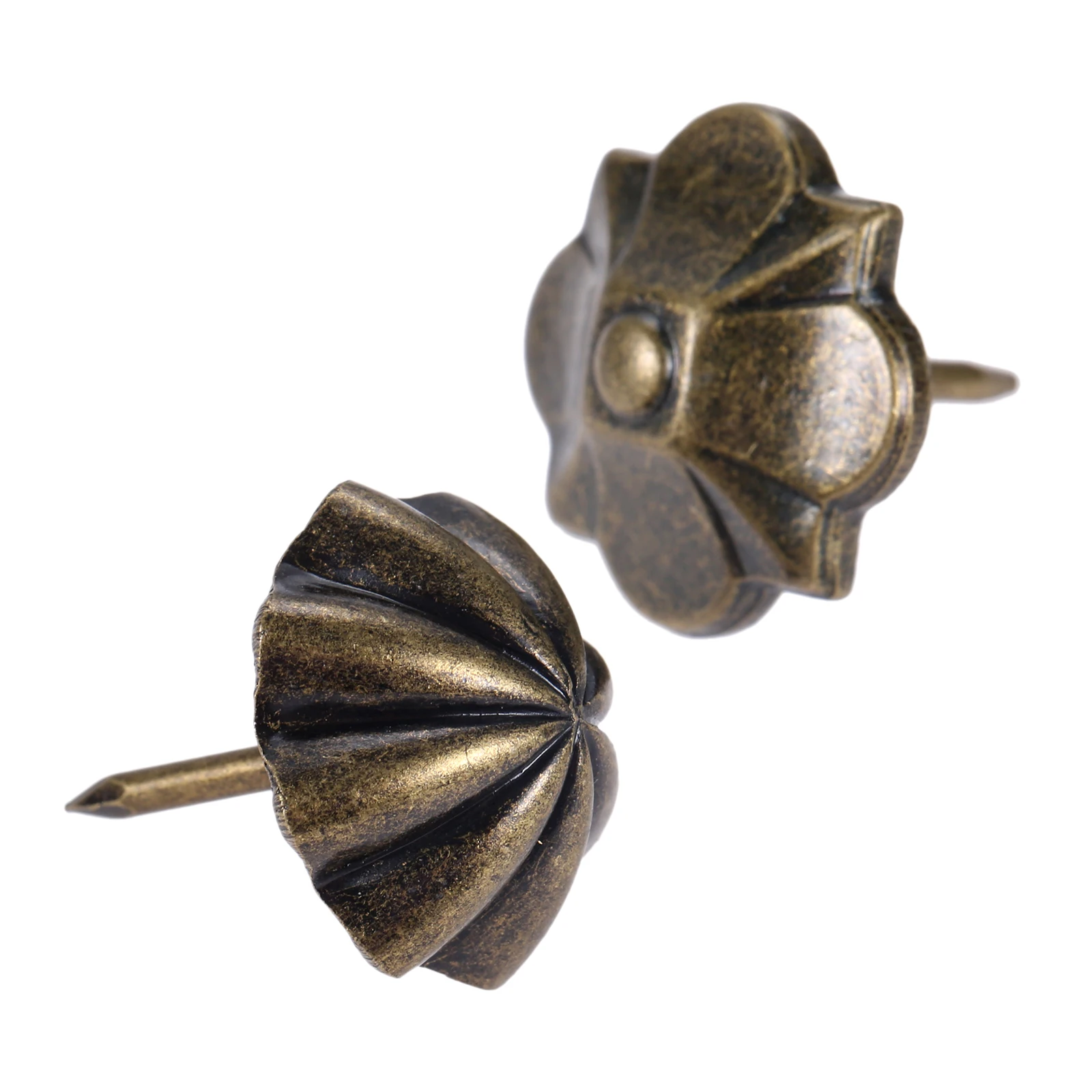 10Pcs 20*22mm Umbrella/Four-leaf Clover Upholstery Nails Jewelry Wood Box Sofa Furniture Decorative Tacks Studs Pushpin Doornail
