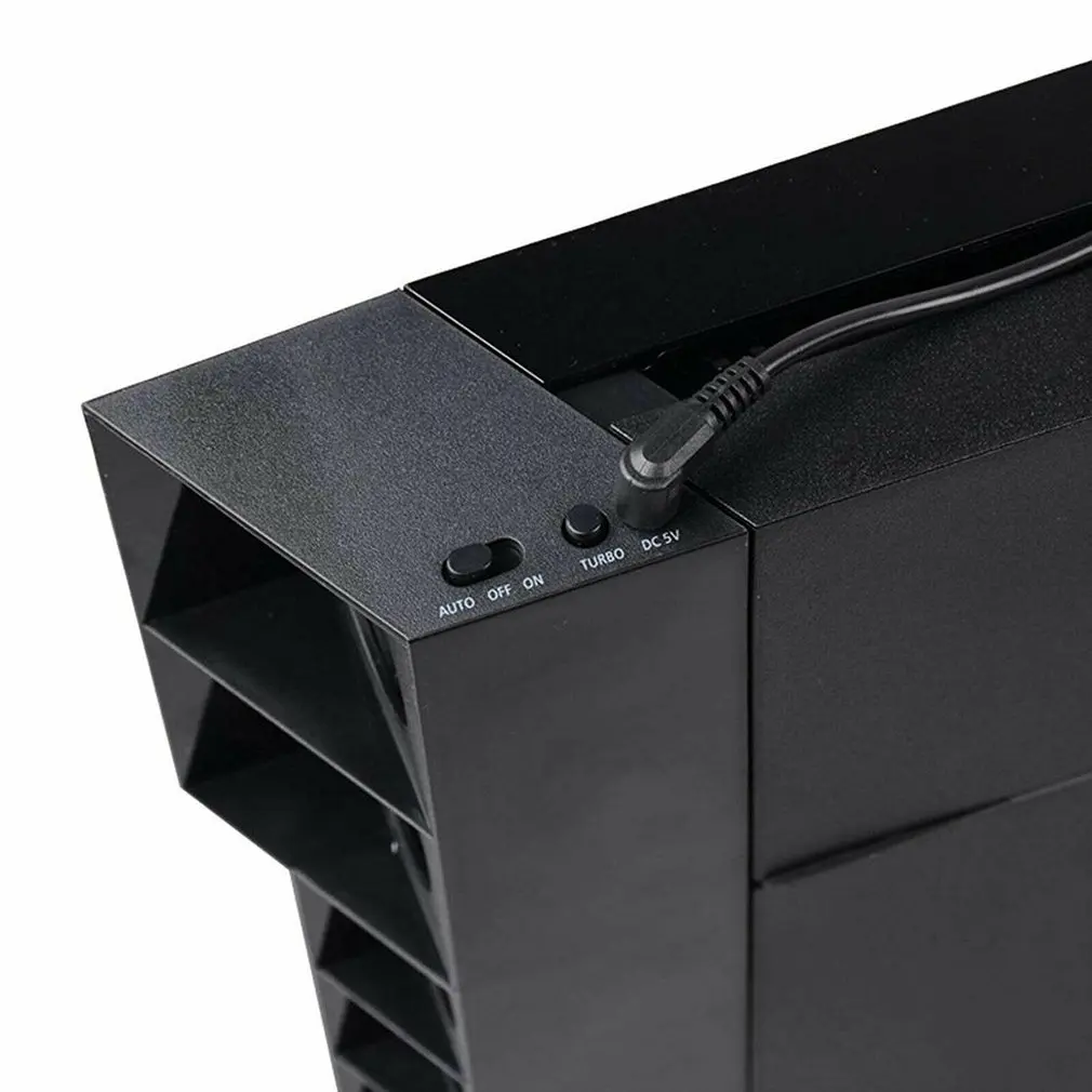 For Sony PS4 Pro Slim Playstation Play Station PS 4 Cooler Cooling Fan DC 5V Game Console USB Kit Controller Support Control Fan