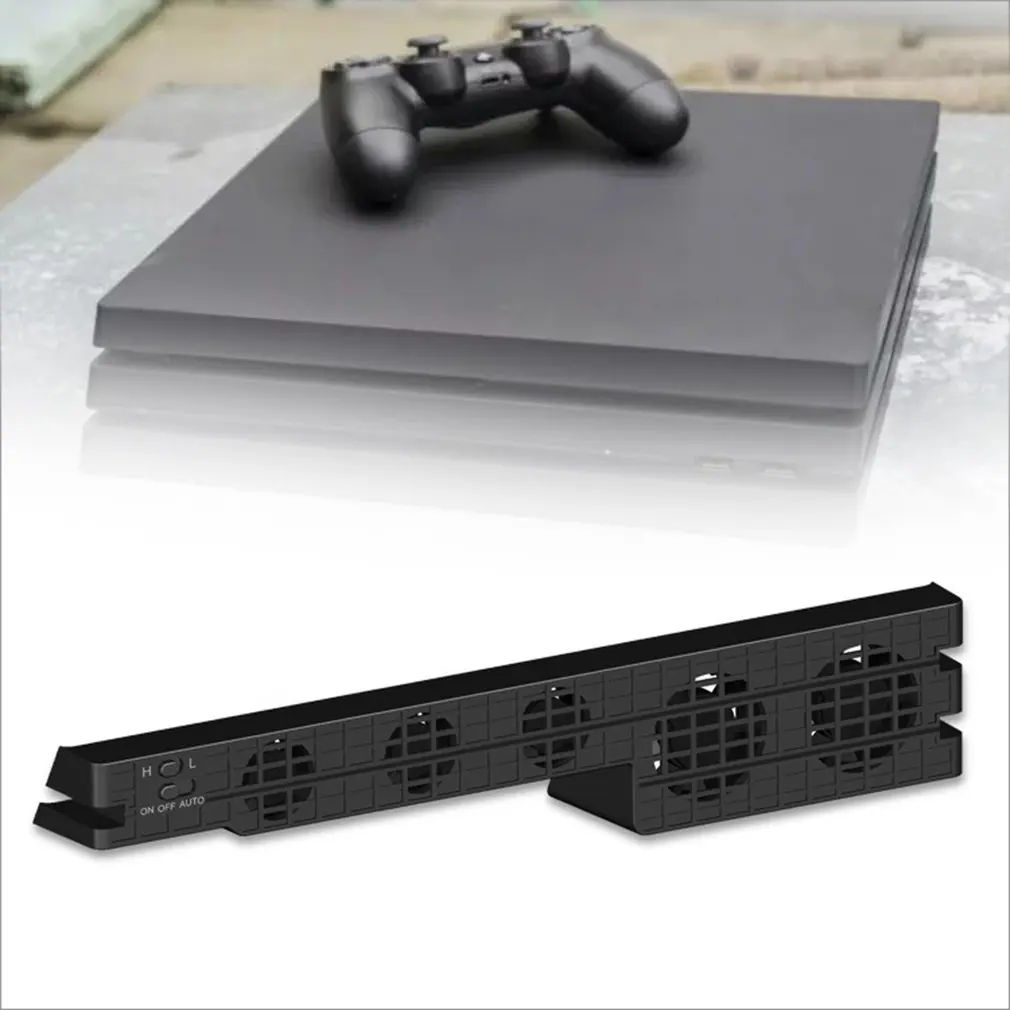 For Sony PS4 Pro Slim Playstation Play Station PS 4 Cooler Cooling Fan DC 5V Game Console USB Kit Controller Support Control Fan