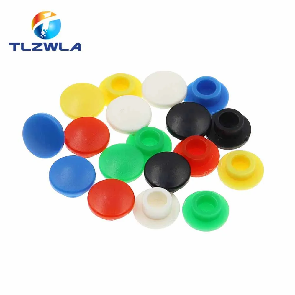 100Pcs Tactile Push Button Cap A29 Switch Button Hat Diameter 8mm Inner Hole id 3.1/3.2/3.4mm For 6 * 6 mm Tact Micro Switch