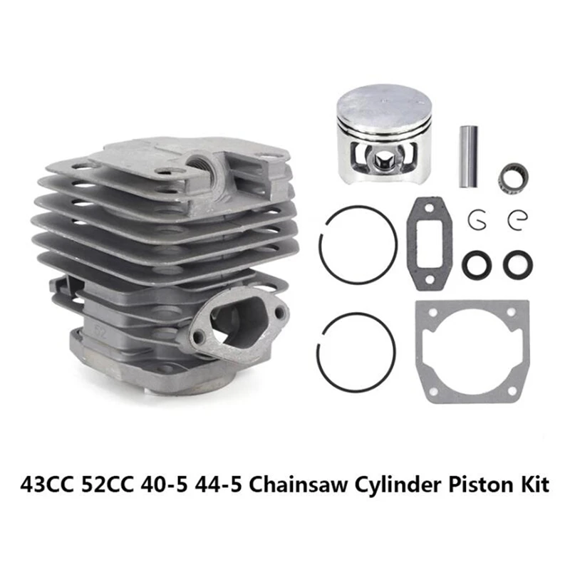 1 Set Diameter 45mm Chainsaw Cylinder and Piston Set Fit 52 52Cc Chainsaw Spare Parts for /Oil Chainsaw Spares