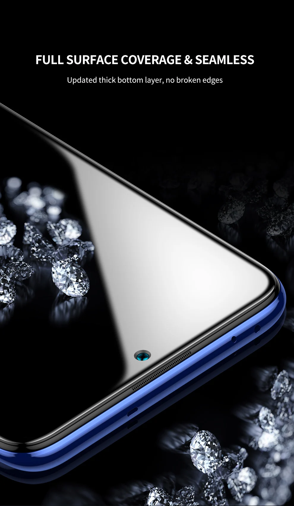 SmartDevil Full Cover Tempered Glass for Xiaomi POCO X6 Pro F5 X5 Pro F3 F4 F6 Pro X3 Pro HD Screen Protector Anti Blue Ray Film