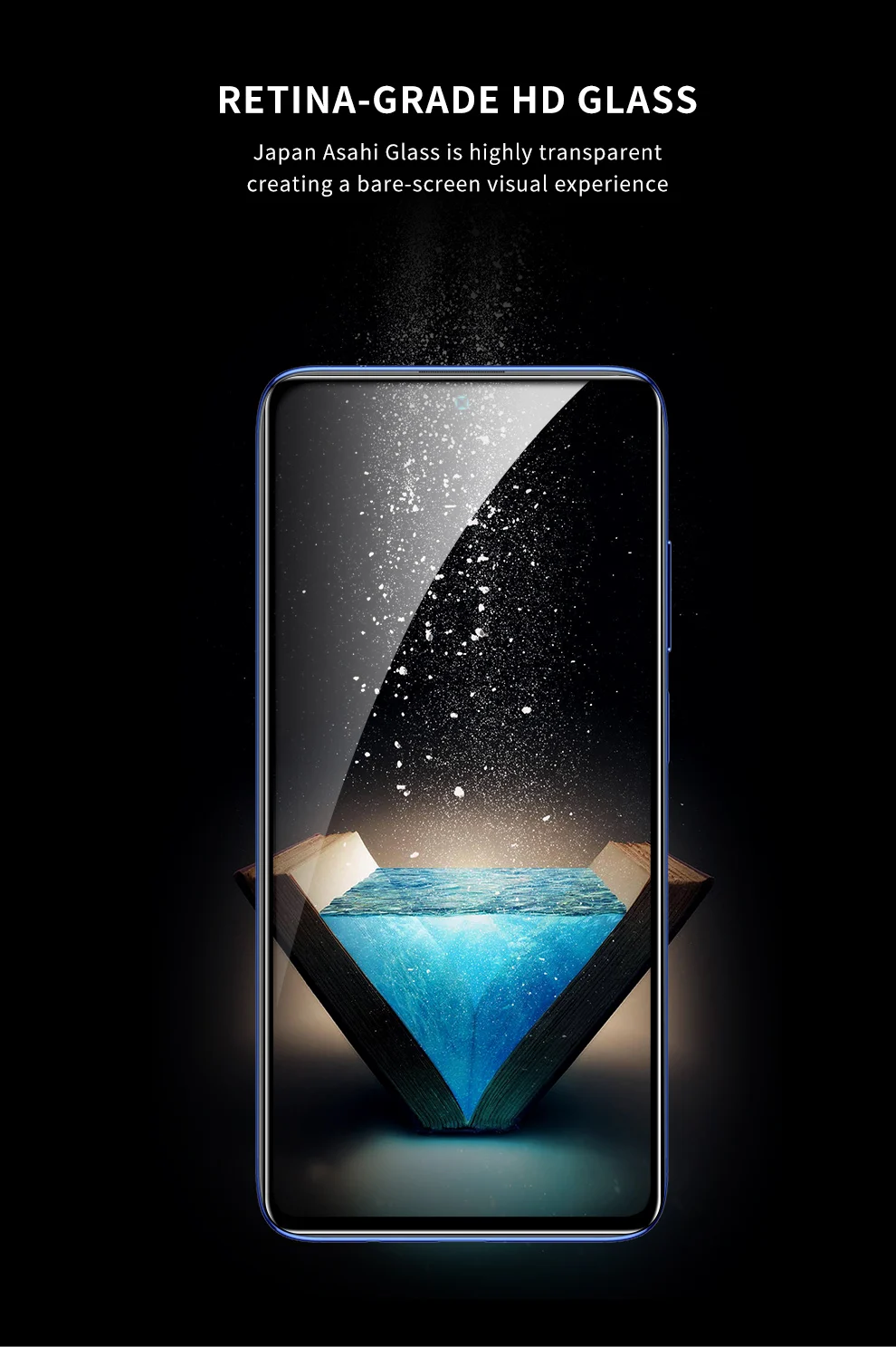 SmartDevil Full Cover Tempered Glass for Xiaomi POCO X6 Pro F5 X5 Pro F3 F4 F6 Pro X3 Pro HD Screen Protector Anti Blue Ray Film