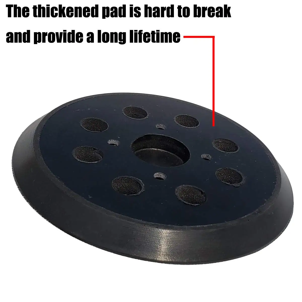 5 Inch 8 Holes Hook & Loop Sander Backing Pad Replacement Pad for Milwaukee 6021-21 Ryobi RS290 Craftsman 31511217
