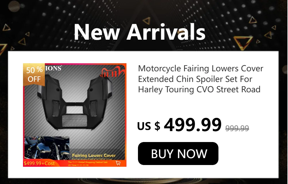 2X Motorcycle LED Turn Signal Indicator Light Black/Chrome For Harley Touring Road Street Glide FLHR 2014-2023 Softail 2016-2017