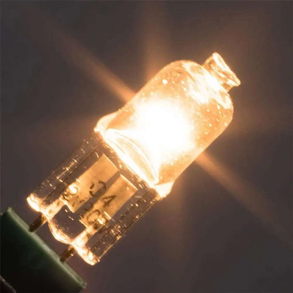 12V 20W G4 Oven Bulb Halogen Lamp 500℃ High Temperature Resistant Durable Chandelier Wall Lamp Replacement Light Bulb For Stove